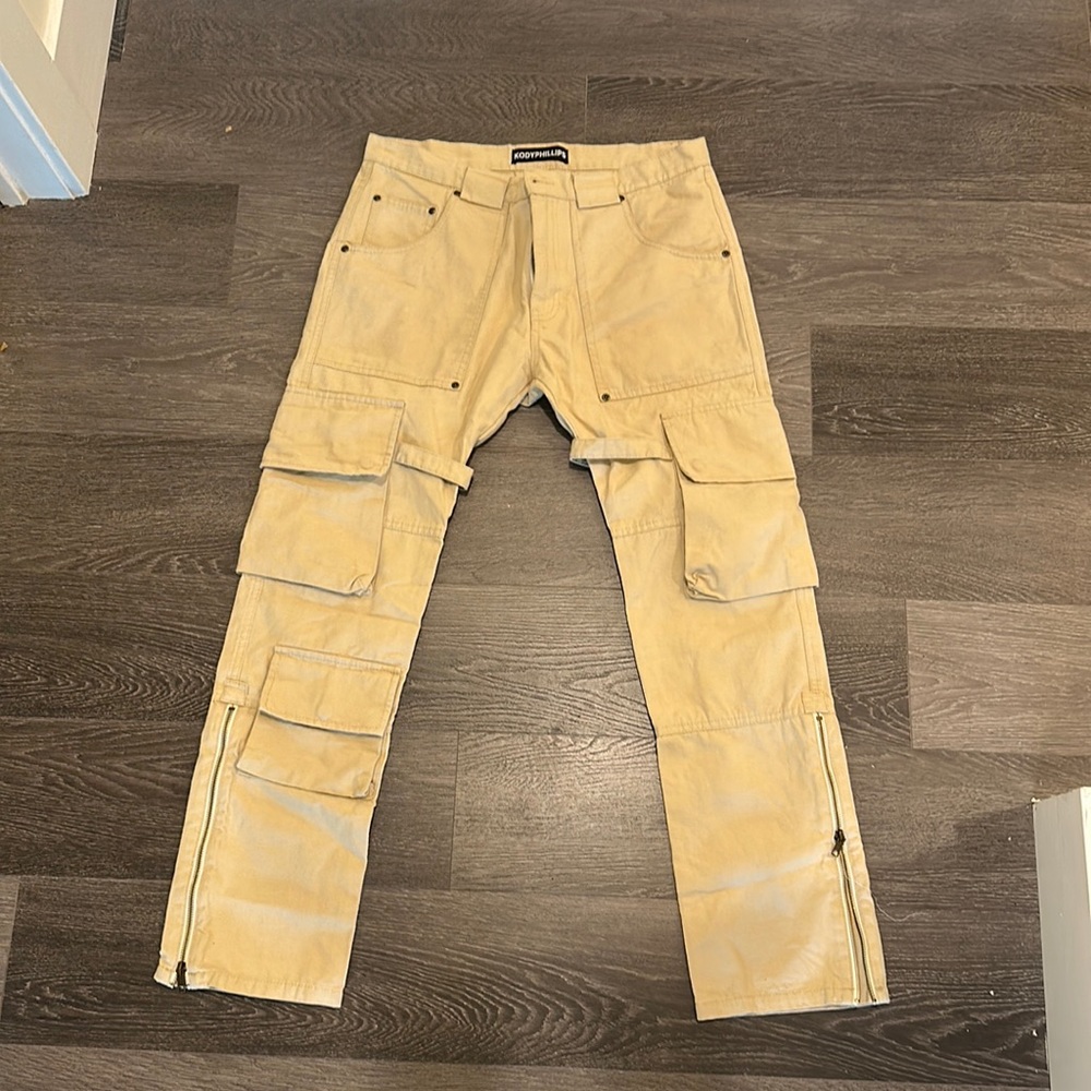 Kody Phillips khaki cargo pants